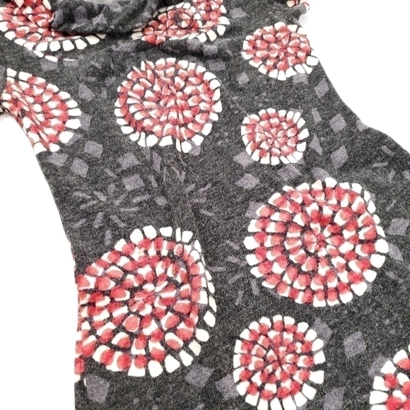 Anthro Aryeh Charcoal Red Poppy Boho Sweater Dress Sz S - Picture 10 of 12